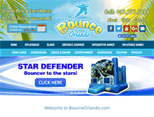 Tablet Screenshot of bounceorlando.com